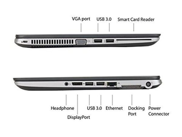 HP EliteBook 840 G3 14" HD+ TouchScreen  Laptop, Intel Core i7  8GB RAM, 256GB SSD, USB 3.0, VGA, Wifi, RJ45, Windows 10 Professional (Certified Refurbished) - Image 5