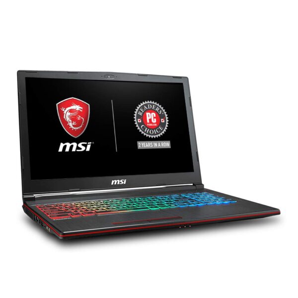 MSI GP63 Leopard-077 15.6" Performance Gaming Laptop i7-8750H (6 cores), NVIDIA GeForce GTX 1060 6G, 256GB NVMe SSD + 1TB HDD, 16GB RAM, Win 10, VR Ready, RGB KB
