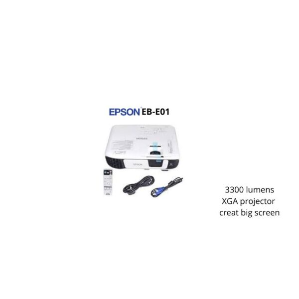 Epson Projector EB-E01 3300 Lumens,3LCD,XGA
