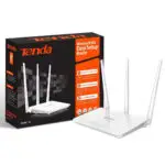 Tenda N300 Wireless Wi-Fi Router with High Power 5dBi Antennas (F3)