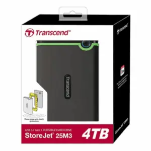 Transcend 4TB StoreJet 25M3 USB 3.1 Gen 1 Portable External Hard Drive