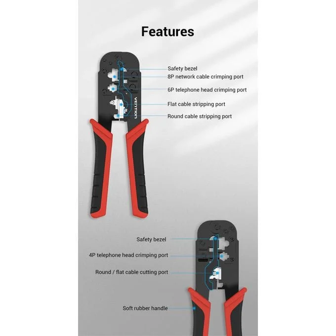Vention Multi-Function Crimping Tool-(KEAB0) - Image 2